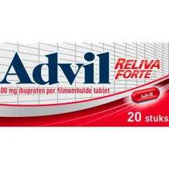 Advil Reliva Forte Oval-Tabs 400 mg Ibuprofen voor Pijn en Koorts 20 stuks