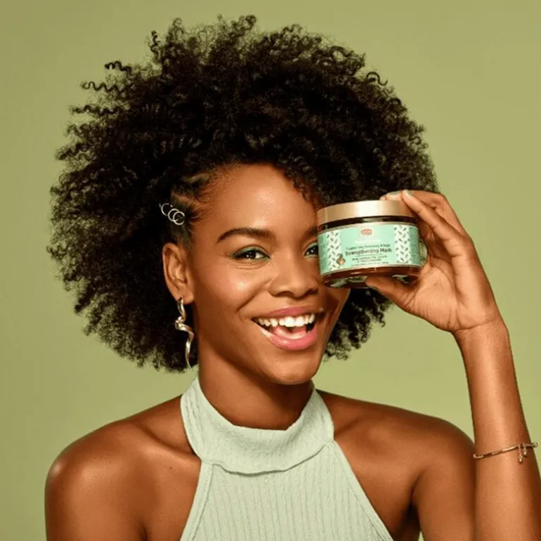 African Pride Peppermint, Rosemary en Sage Versterkend Masker