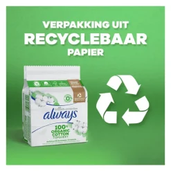 Always Maandverband Bio Cotton Long