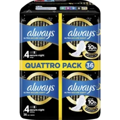 ALWAYS ULTRA PADS NIGHT WINGS 36 - QP