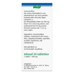 A.Vogel Aesculaforce bij Spataderen & Zware Benen tabletten 50 stuks