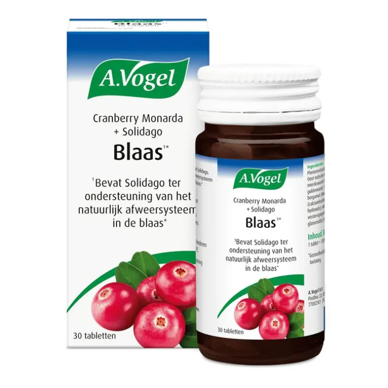 A.Vogel Cranberry Monarda Goed Voor De Blaasfunctie1* Tabletten 30 stuks