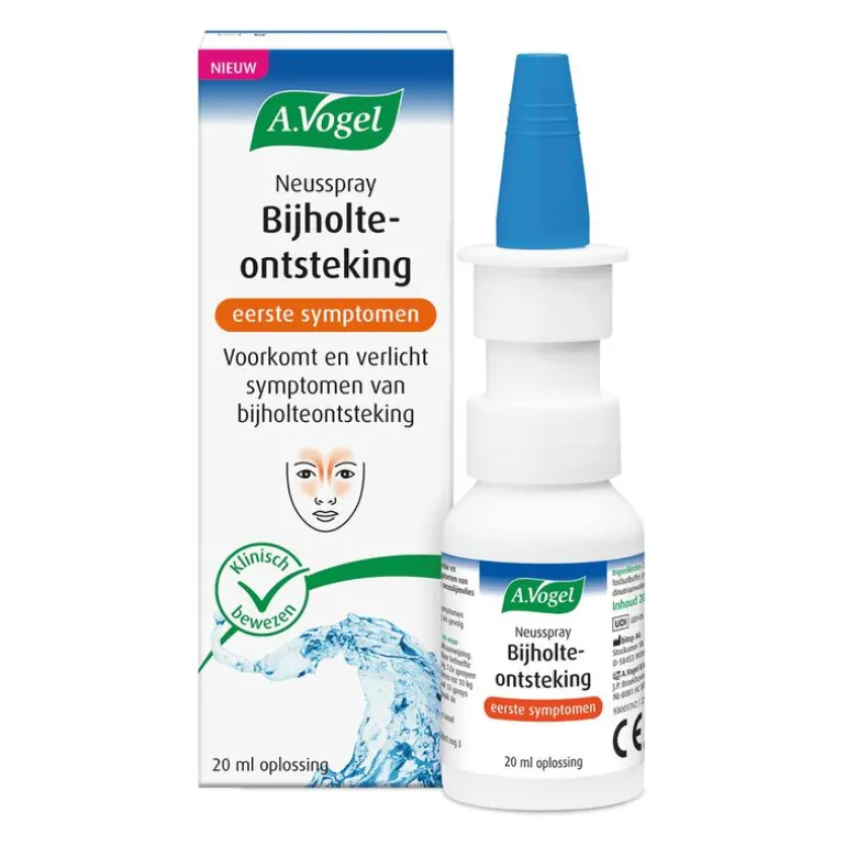 A. Vogel Neusspray Bijholte Ontsteking Eerste Symptomen 20 ML