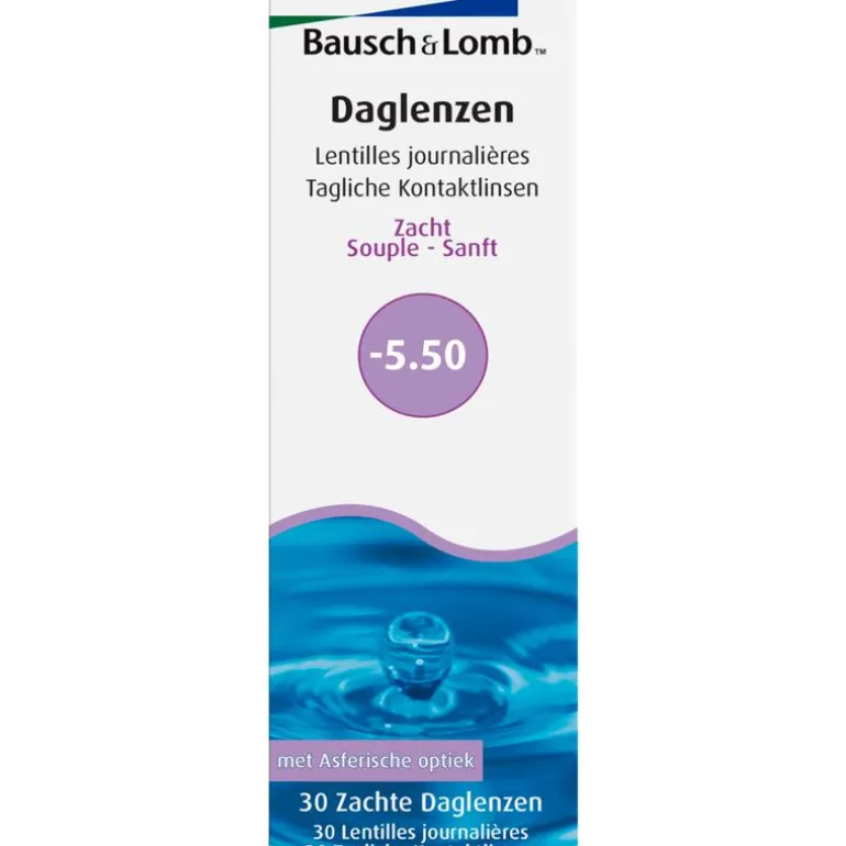Bausch + Lomb Daglenzen -5,50 30 Stuks