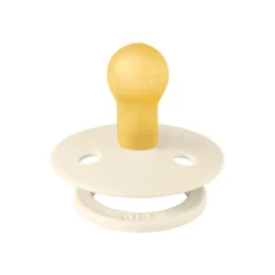 BIBS Fopspeen Two Pack Natuurlijk Rubber Ivory/Dark Oak Maat 1