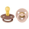 BIBS Fopspeen Two Pack Natuurlijk Rubber Woodchuck/Blush Maat 2