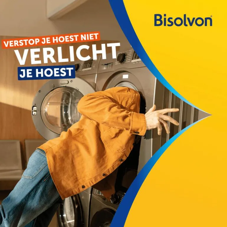 Bisolvon Hoestdrank Voor Kinderen Met Aardbeiensmaak 4 mg/5 ml 125 ML