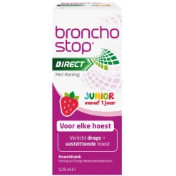 Bronchostop Direct Junior Hoestdrank met Honing 120 ML