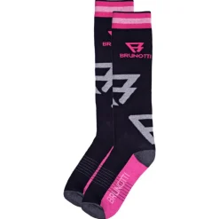 Brunotti Skisokken Zwart/Roze Dames Maat 39-42
