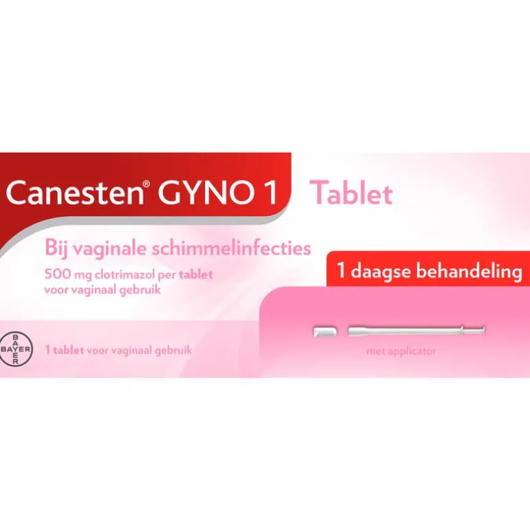 Canesten Gyno 1 Tablet bij vaginale schimmelinfectie 1 stuks