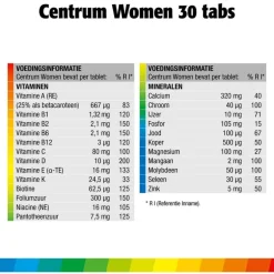 Centrum Women Multivitaminen Tabletten 30 stuks