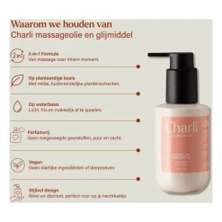 Charli 2in1 Massage- en Glijmiddelgel 100 ML