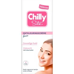 Chilly Silx Ontkleuringscrème Face Gevoelige Huid 60 GR