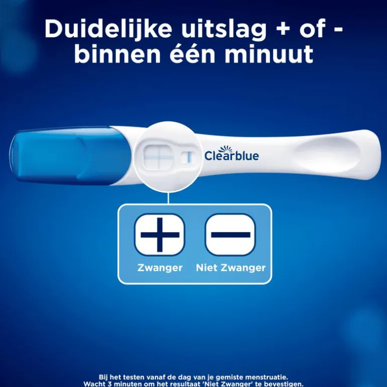 Clearblue Snelle Detectie Zwangerschapstest 2 Stuks