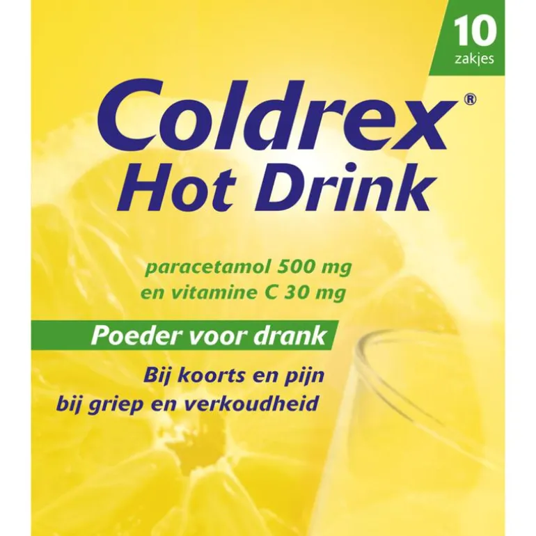 Coldrex Hot Drink bij Griep en Verkoudheid 10 Sachets