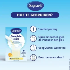 Dagravit Complete Start Kids Multivitamine Citroen 30 stuks
