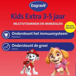 Dagravit Kids Xtra 3-5 jaar 120 gummies