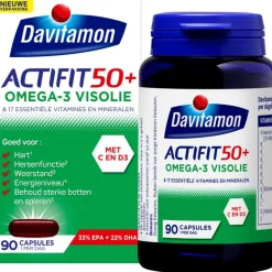 Davitamon Actifit 50+ Omega-3 Visolie Capsules