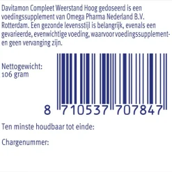 Davitamon Compleet Weerstand Forte Met Vitamine C & D dragees