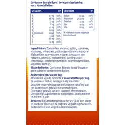 Davitamon Energie Boost Forte Kauwvitamines Bosvruchtensmaak