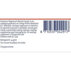 Davitamon Magnesium Mentale Energie 30ST