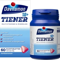 Davitamon Multi 12+ Kauwvitamines Aardbei 60 Stuks