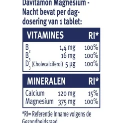 Davitamon Voor De Nacht Magnesium Tabletten