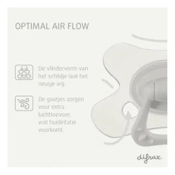 Difrax Fopspeen Naturel Green Jade 18 Maanden