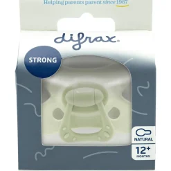 Difrax Fopspeen Naturel Lime Emerald 12 Maanden