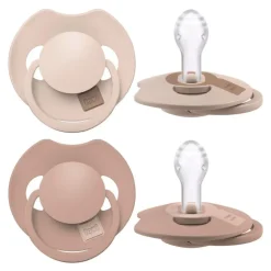 Difrax LOVI Prime Fopspeen 6-18 Maanden Nude/Blush BPA-vrij