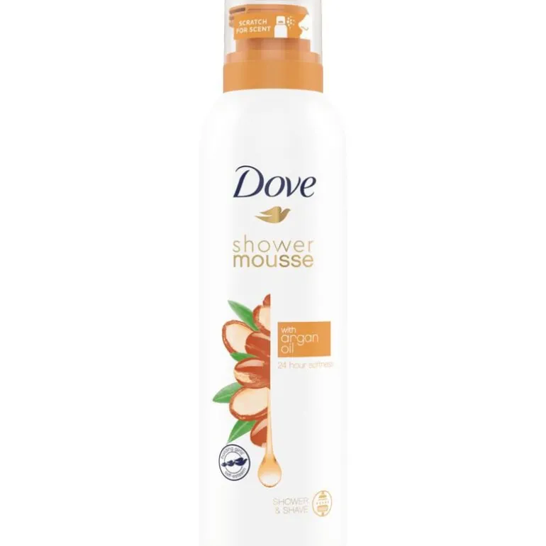 Dove Argan Oil Shower Mousse 200 ml