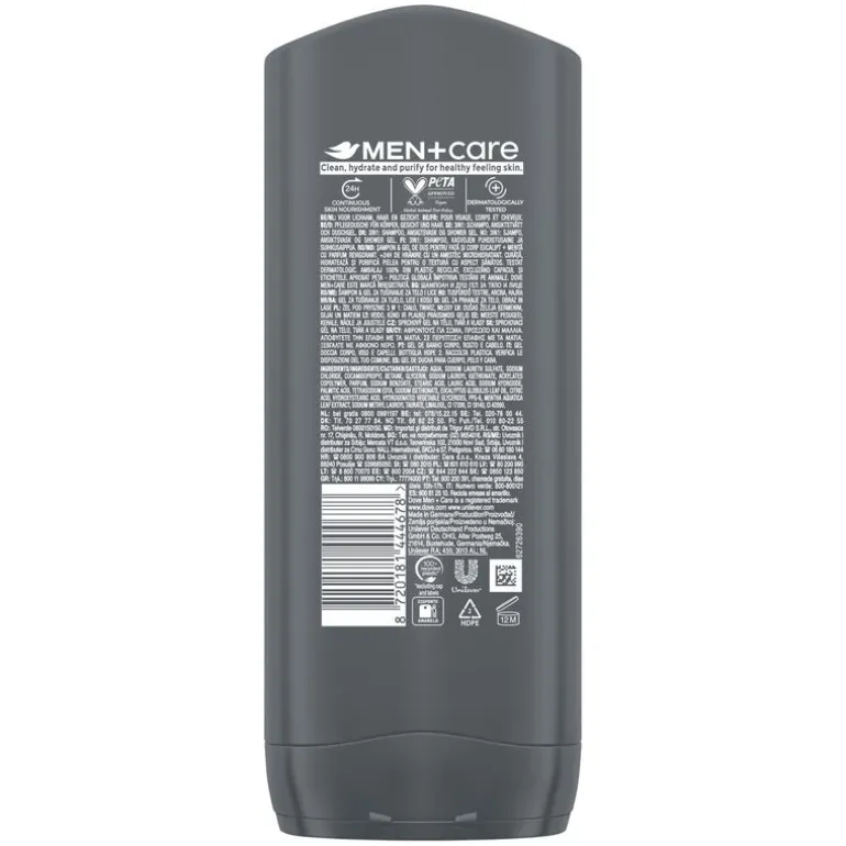 Dove Men + Care Showergel Eucalyptus + Mint 400 ML