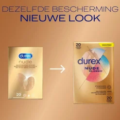 Durex Nude Classic Condooms 20 stuks