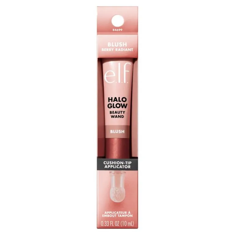 e.l.f. Halo Glow Blush Beauty Wand Berry Radiant