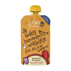 Ella's Kitchen Baby Bananen Ontbijtje Bio Knijpfruit 6+ Maanden 100 GR