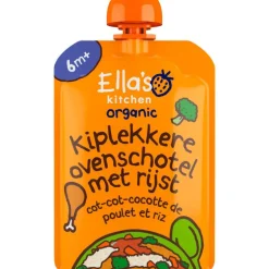 Ella's Kitchen Bio Kiplekkere Ovenschotel Rijst 6+ maanden 130 GR