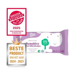 Etos Baby & Kids Sensitive Lotion Billendoekjes Single Pack