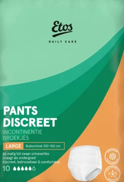 Etos Control Pants Large, incontinentiebroekjes Large, 10 stuks