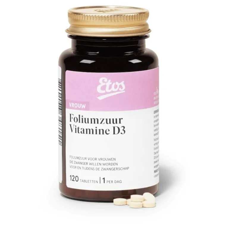 Etos Foliumzuur & Vitamine D3