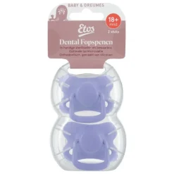 Etos Fopspenen 18+ Maanden Violet 2 stuks