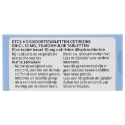 Etos Hooikoortstabletten Cetirizine 10 mg 30 stuks