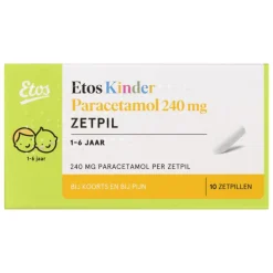 Etos Kinderparacetamol 240 mg Zetpil