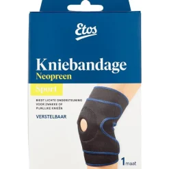 Etos Kniebandage Zwart