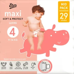 Etos Luiers Maxi Maat 4 9-14 kg Mid Pack 29 stuks