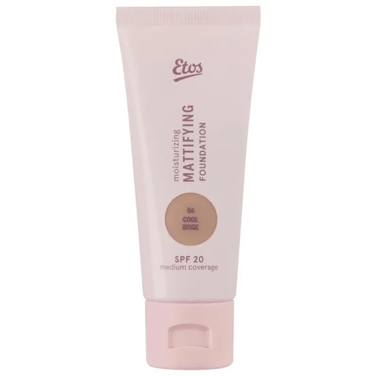 Etos Moisturizing Mattifying Foundation SPF 20 06 Cool Beige