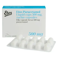 Etos Paracetamol 500 MG Liquid Caps 20