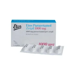Etos Paracetamol 1000 mg Zetpil