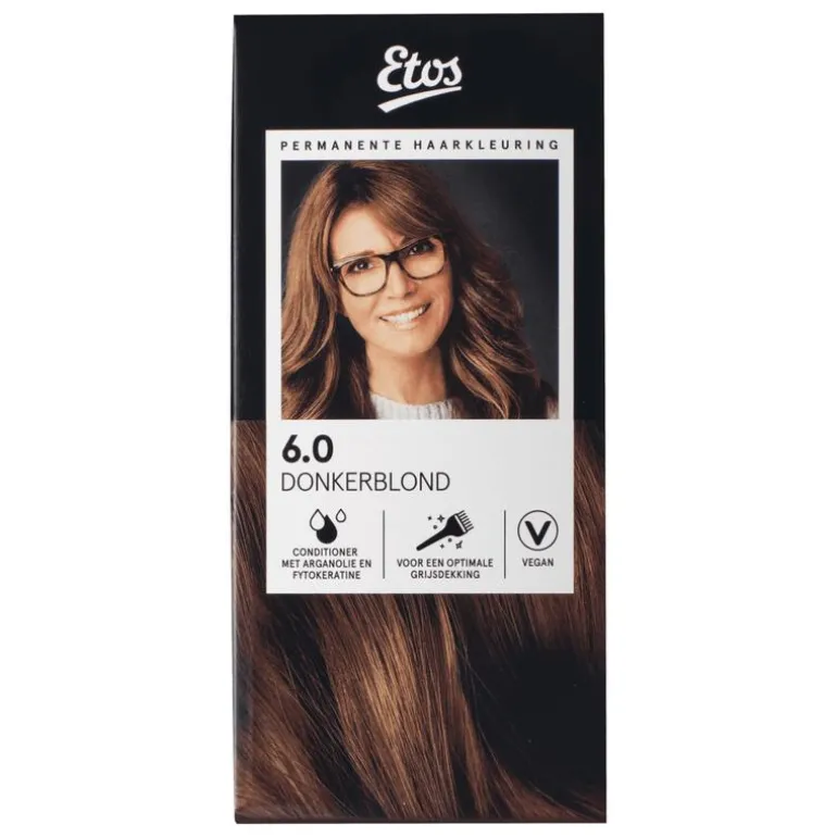 Etos Permanente Haarkleuring 6.0 donkerblond