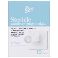 Etos Steriele Wondreinigingsdoekjes 10 doekjes