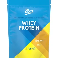 Etos Whey Protein Eiwitpoeder Banana 510 GR